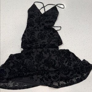 Elegant Windsor Black Floral Dress